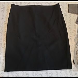 J. Crew Black Pencil Skirt